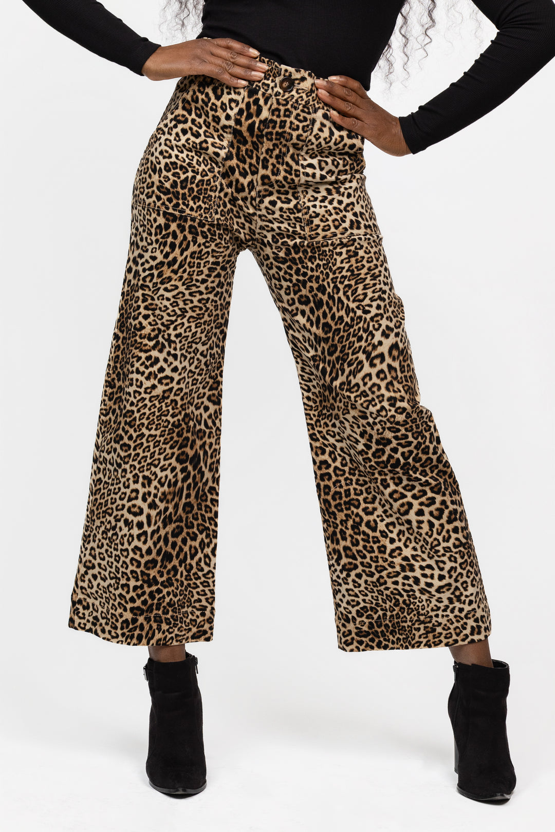 Leopard Rylee Cropped Pant