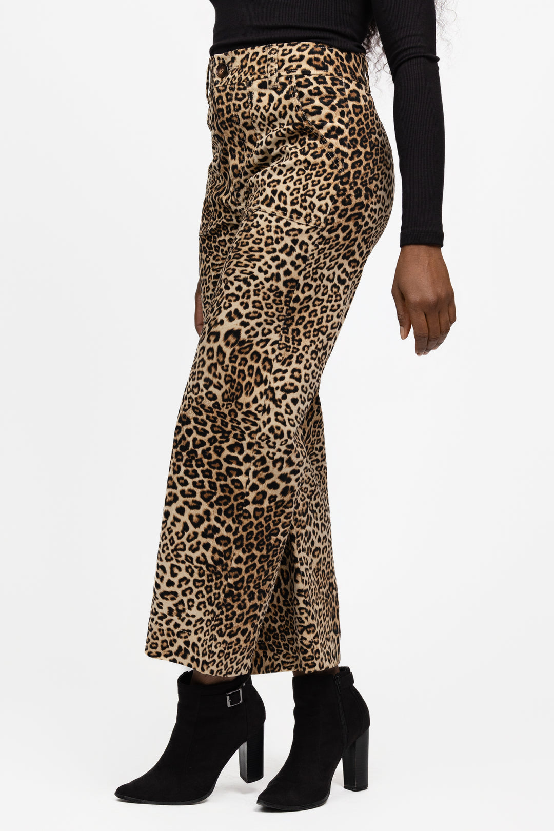 Leopard Rylee Cropped Pant