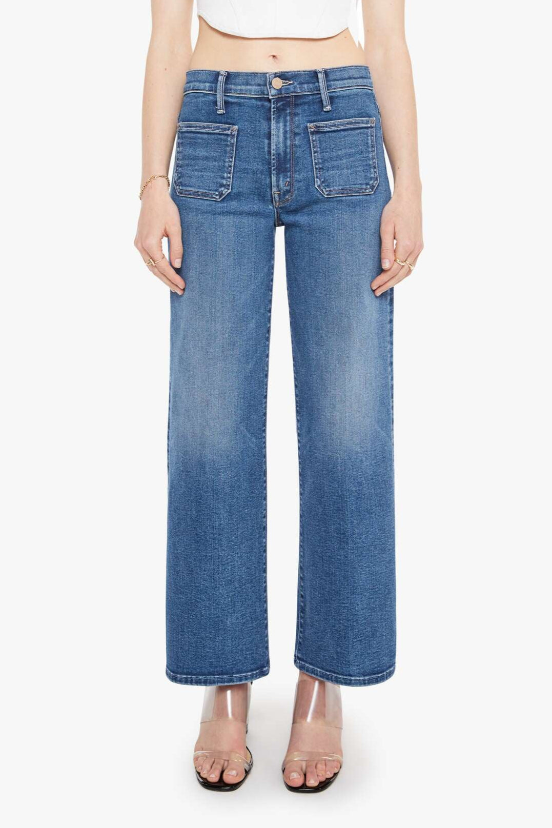 Lets Split Mid Rise Ankle Maven Jean