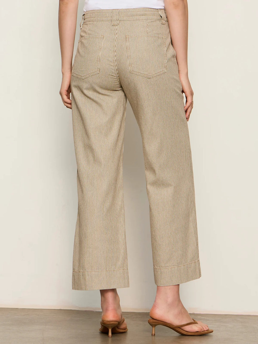 Lido Stripe Cropped Lily Pant