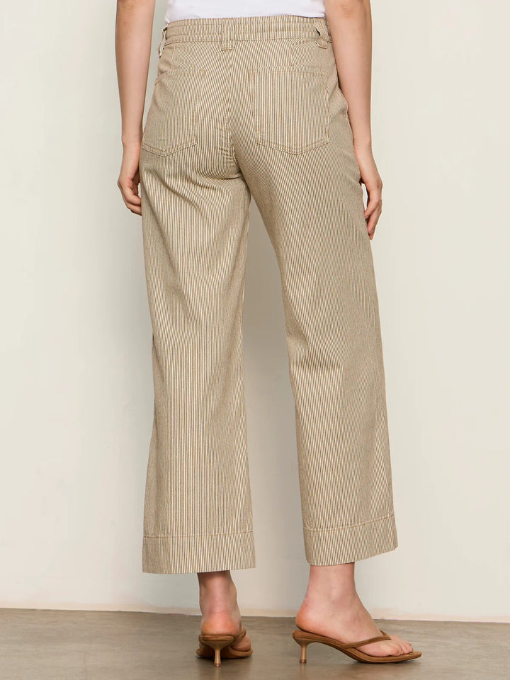 Lido Stripe Cropped Lily Pant
