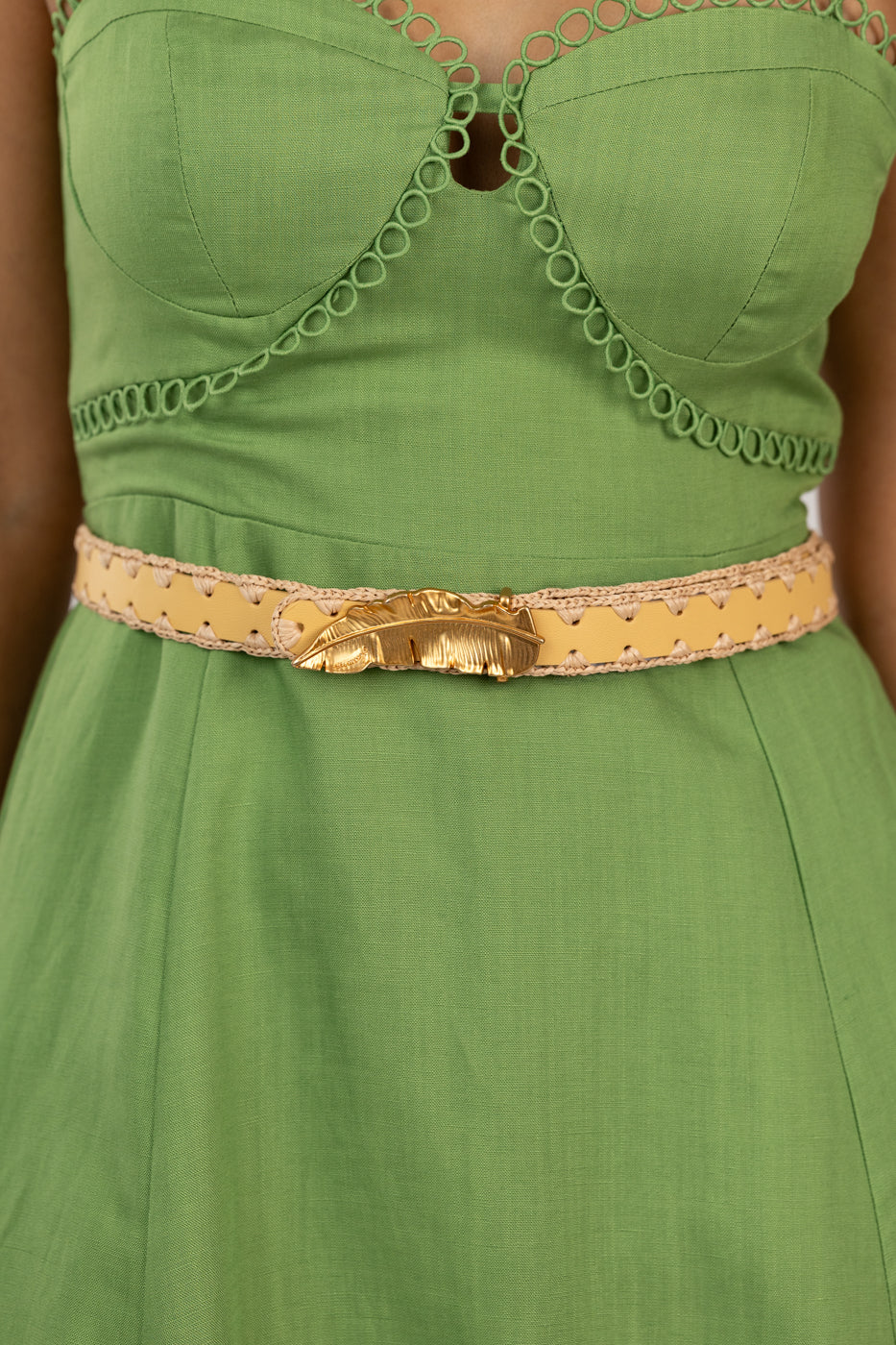 Light Yellow Double Side Belt