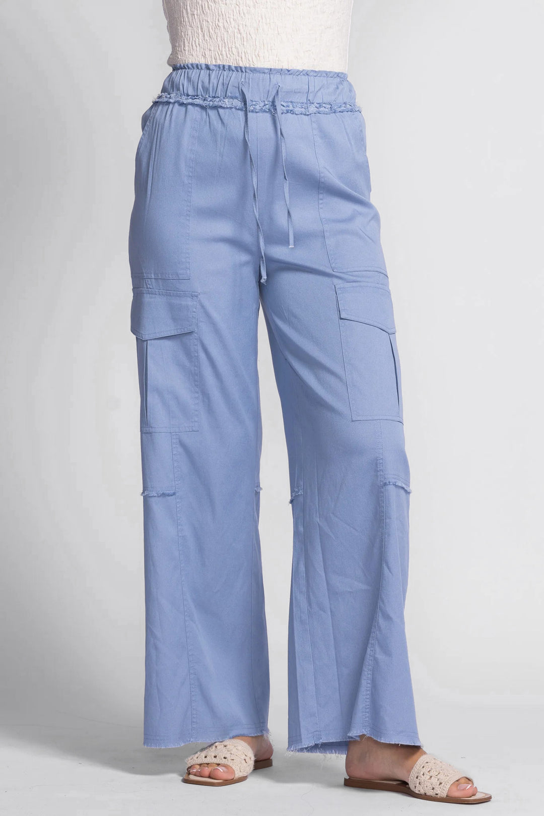 Light Blue Kristy Cargo Pant