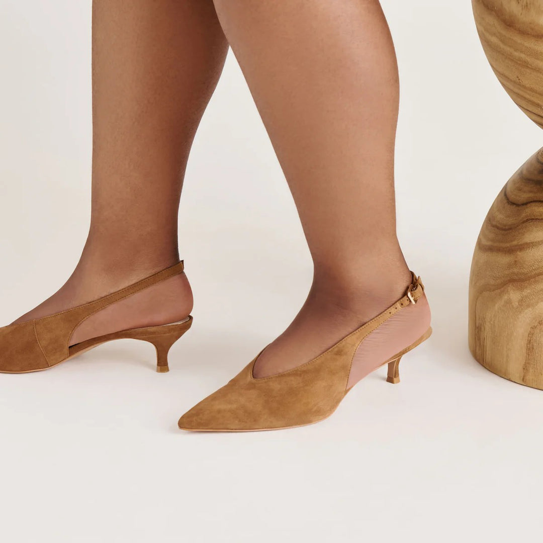 Light Brown Allena Slingback Pump