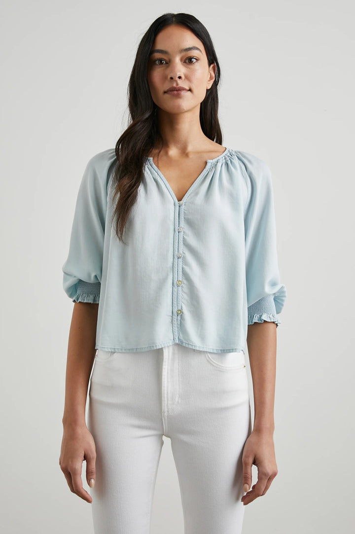 Light Vintage Blue Mariah Top