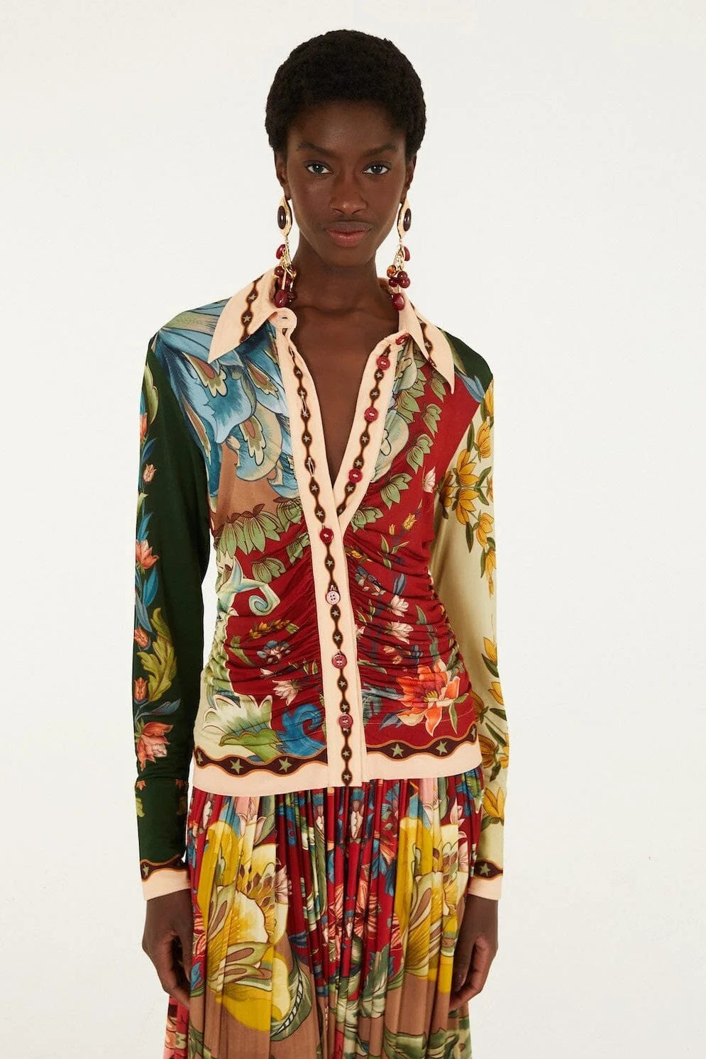Lunar Boho Multicolor Blouse