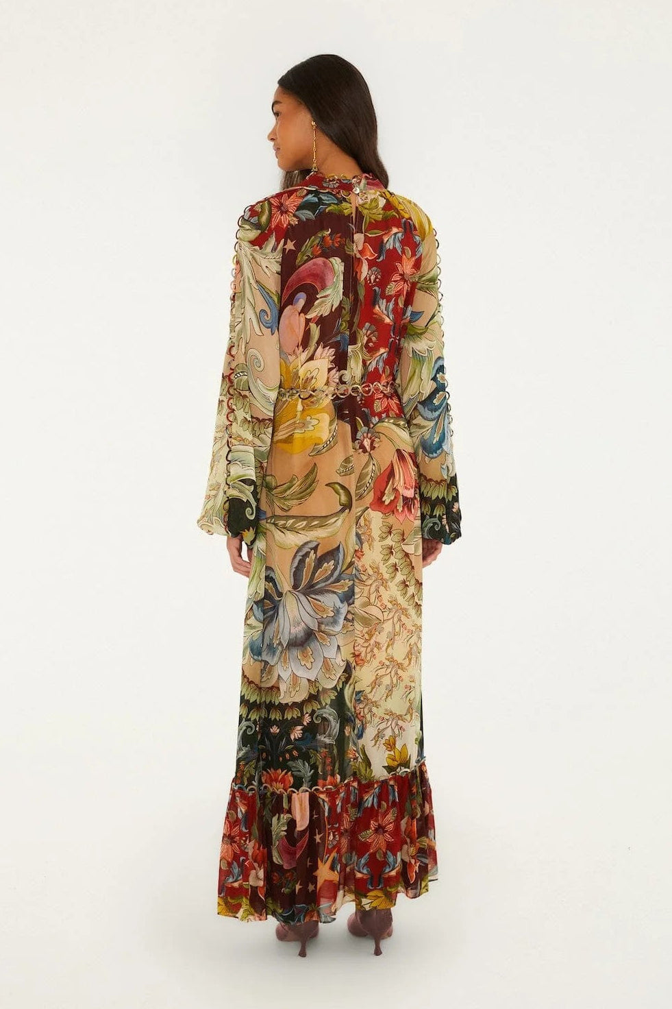 Lunar Boho Multicolor Maxi Dress