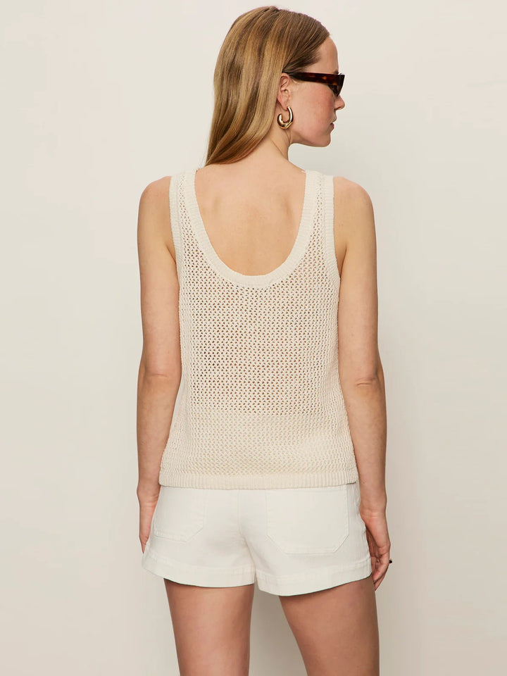 Macrame Mesh Stitch Sleeveless Top