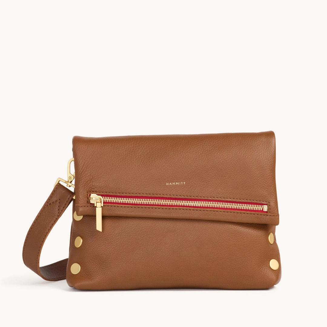Mahogany Pebble VIP Med Handbag