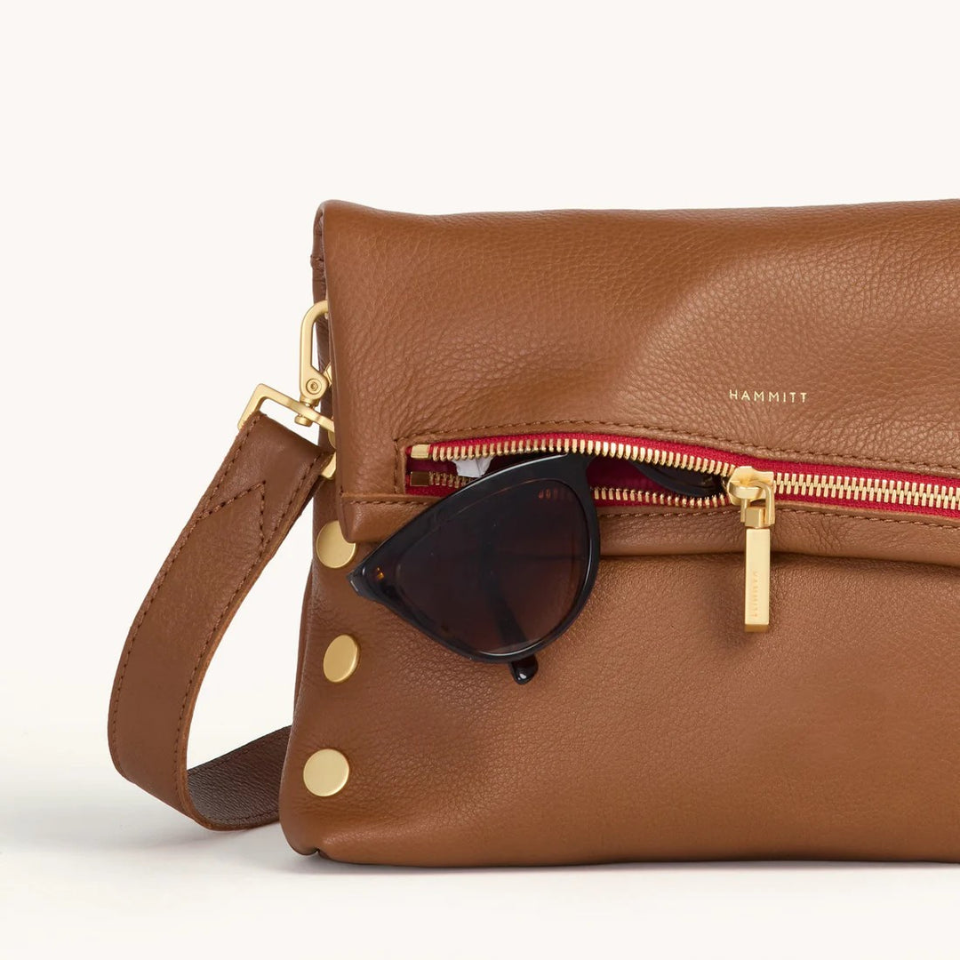 Mahogany Pebble VIP Med Handbag