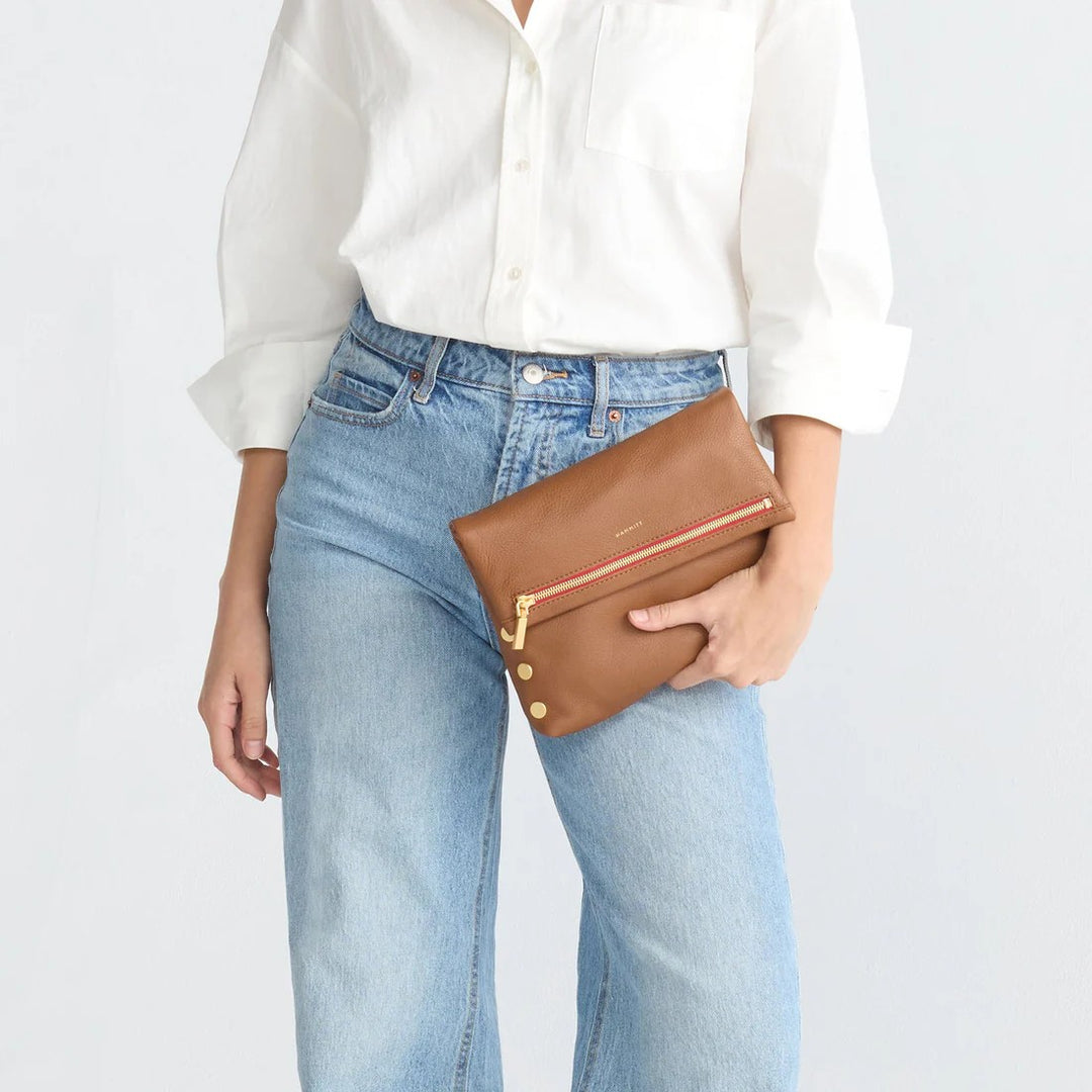 Mahogany Pebble VIP Med Handbag