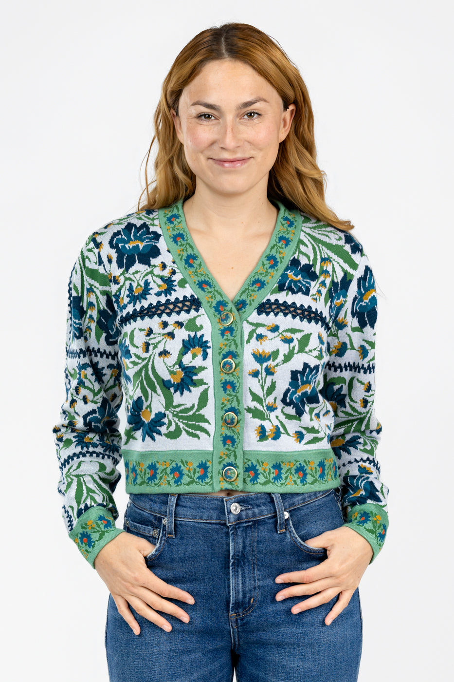 Manoela Off White Knit Cardigan