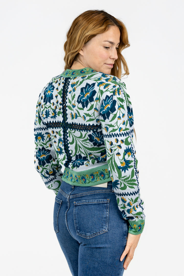 Manoela Off White Knit Cardigan