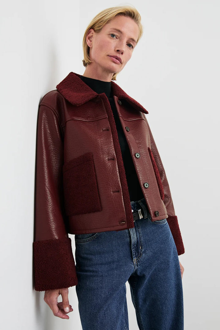 Maroon Dria Jacket