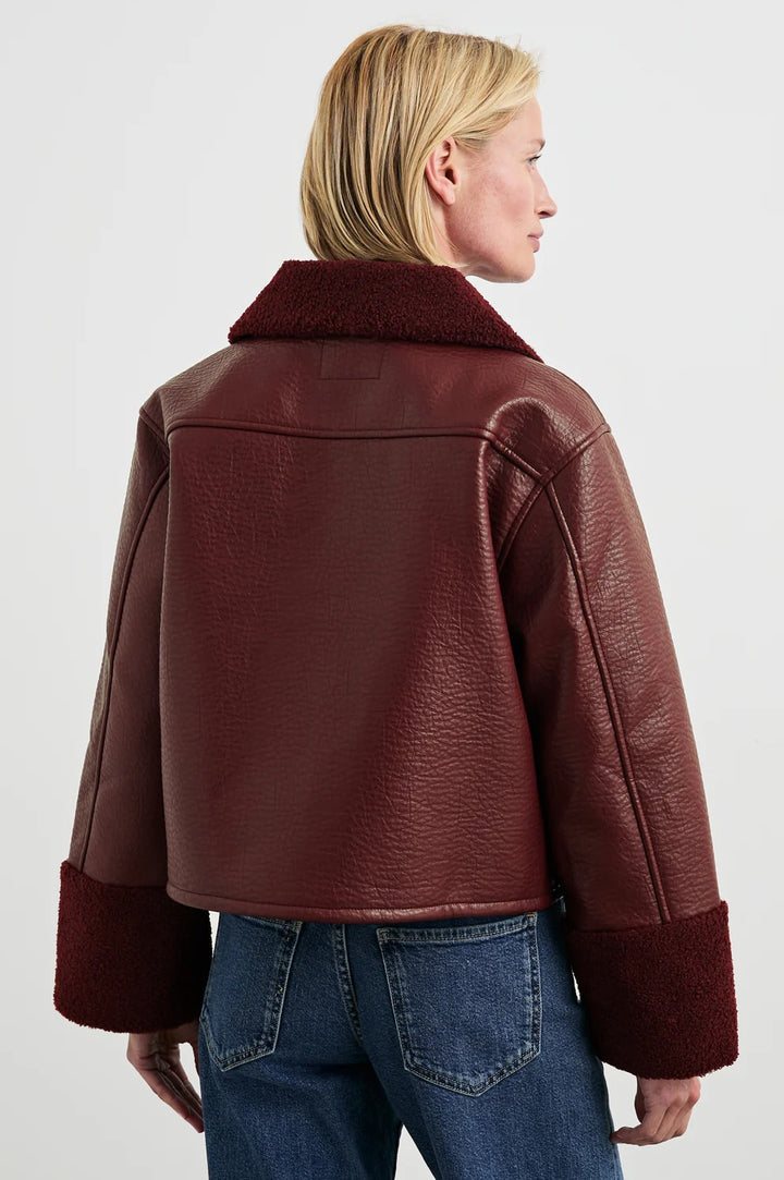 Maroon Dria Jacket