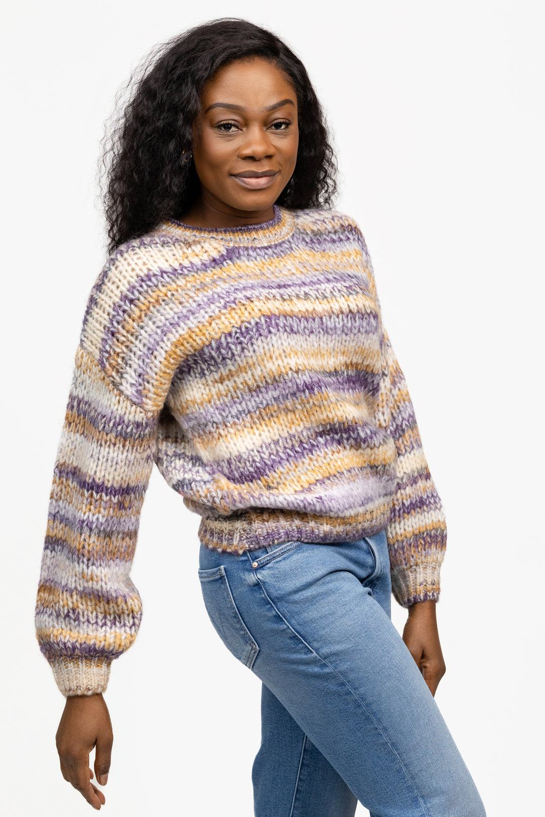 Mauve Mélange Sweater