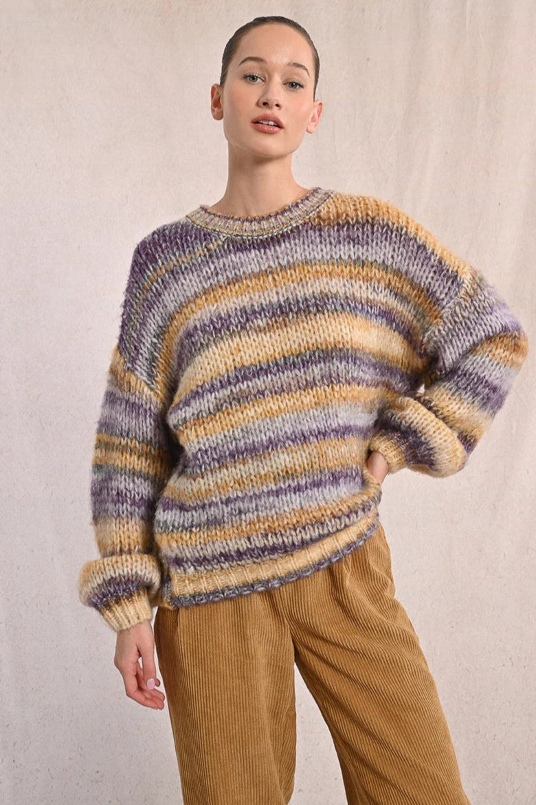 Mauve Mélange Sweater