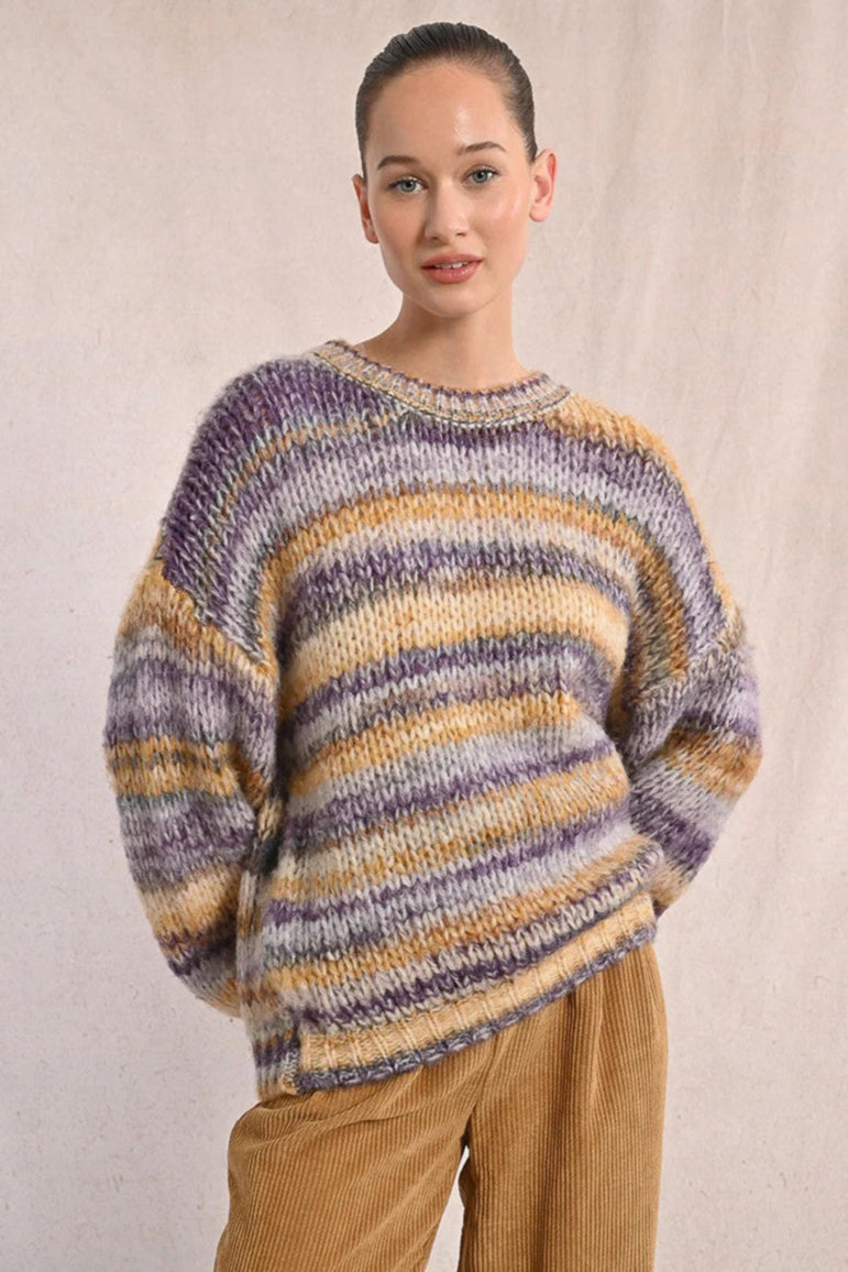 Mauve Mélange Sweater
