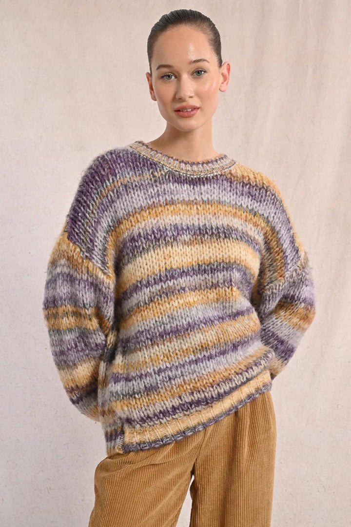 Mauve Mélange Sweater