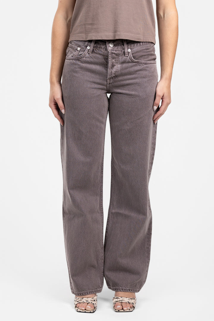 Mauvine Low Rise Loose Jean