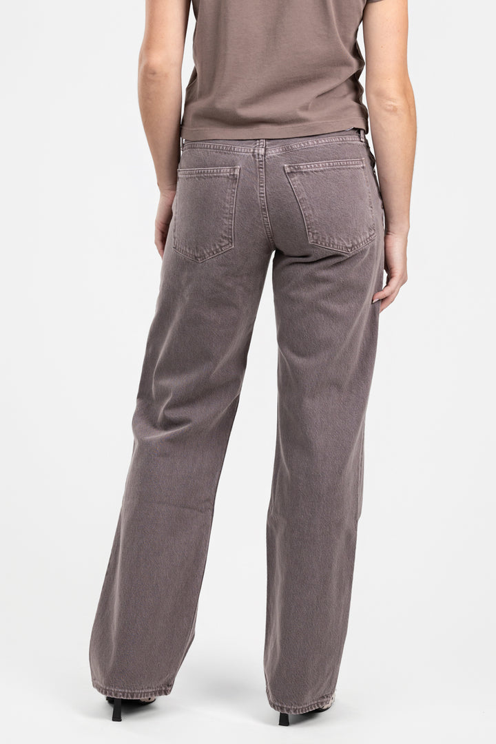 Mauvine Low Rise Loose Jean