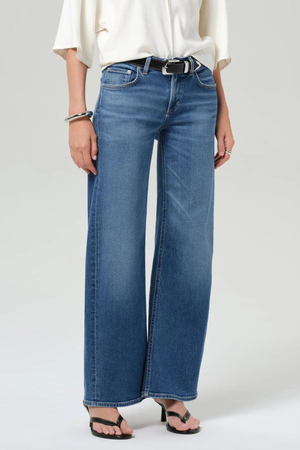 Medium Indigo Trouser Leg Nora Jean