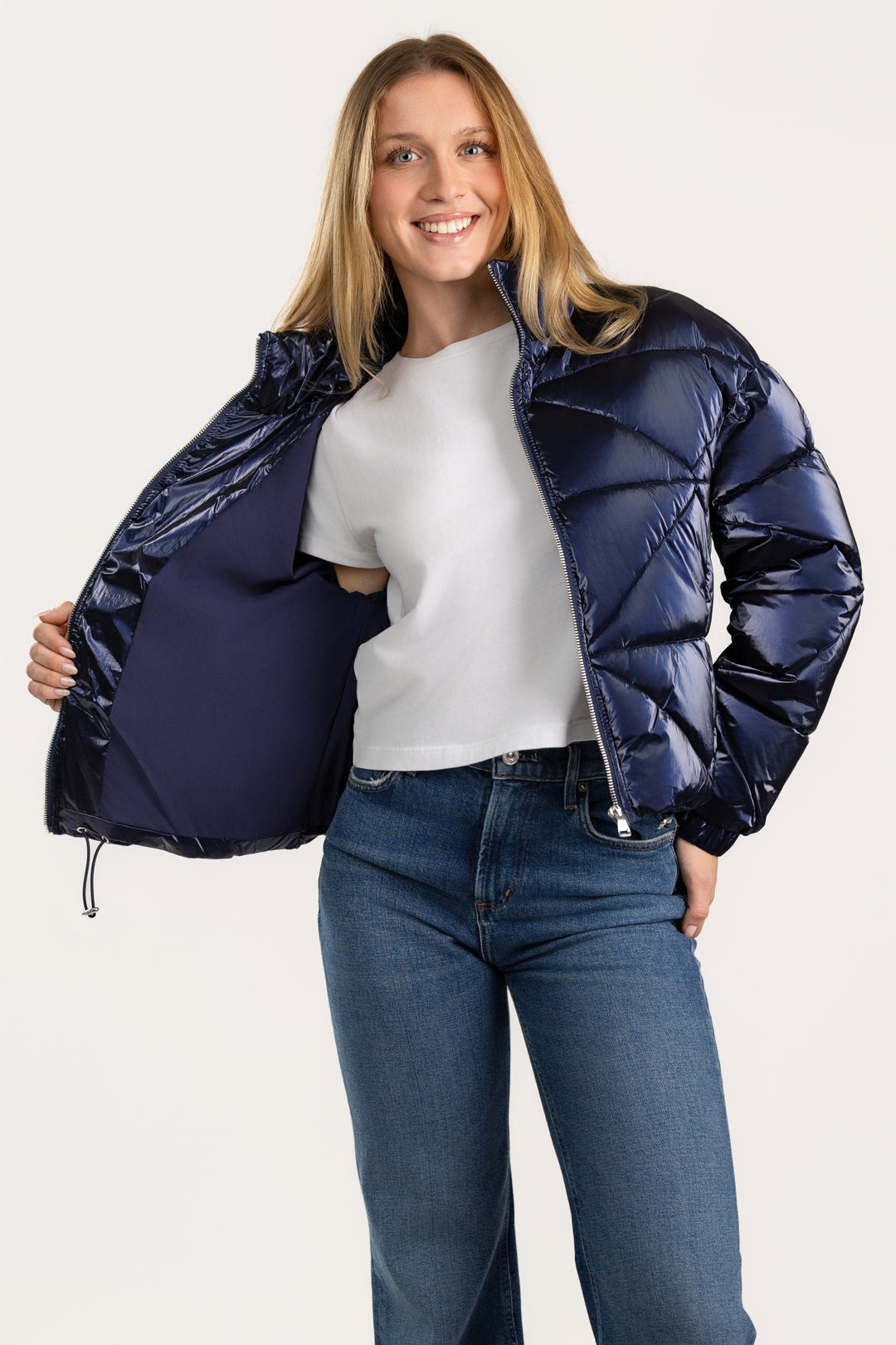 Midnight Blue Padded Jacket