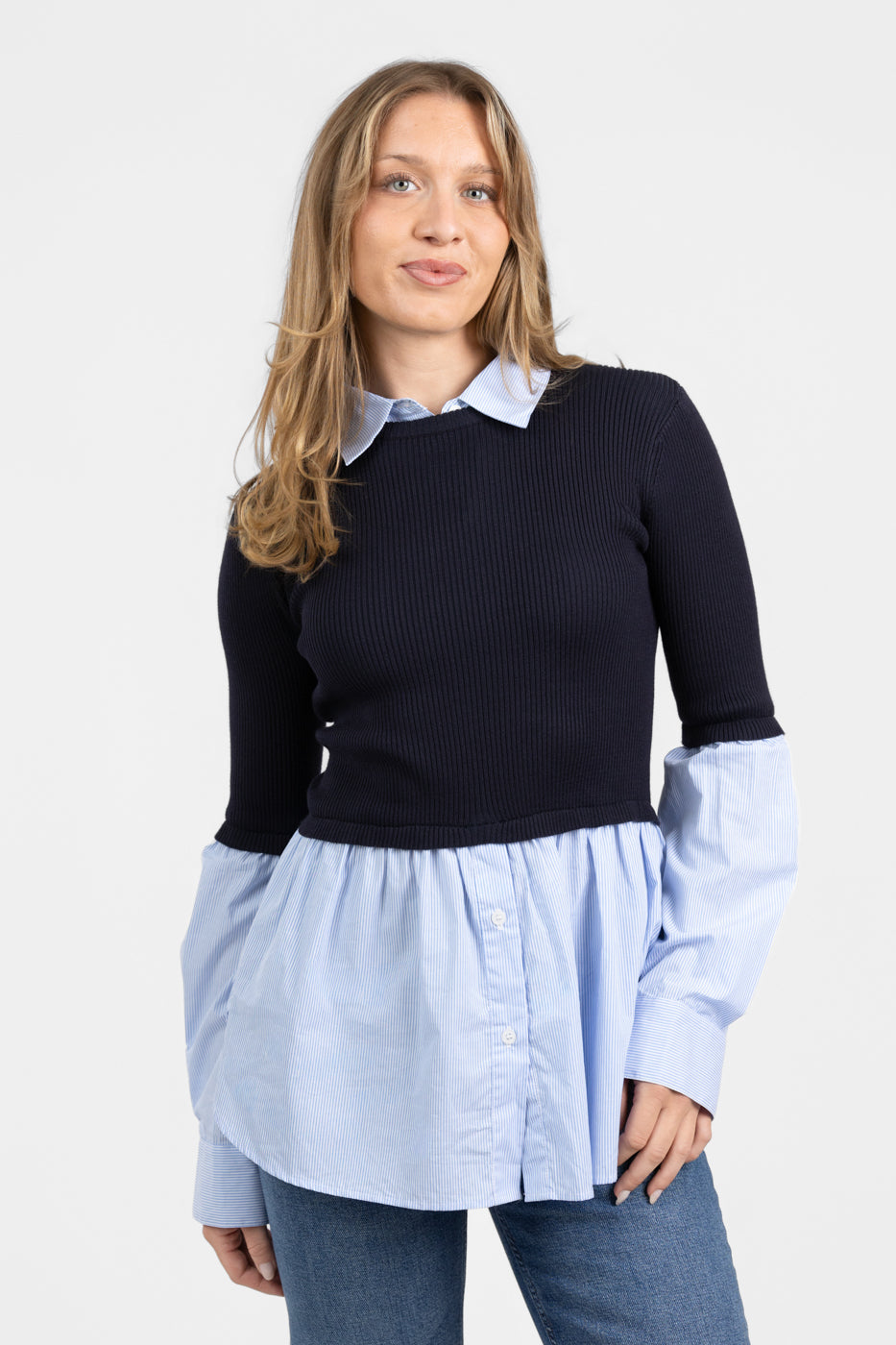 Midnight Lenny Knit Top