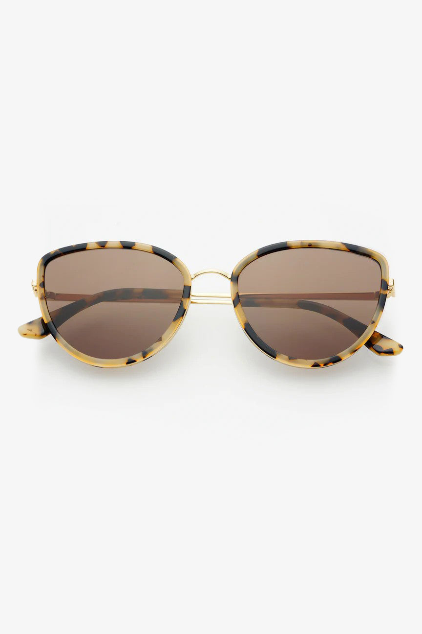 Milky Tortoise Luna Cat-Eye Sunglasses