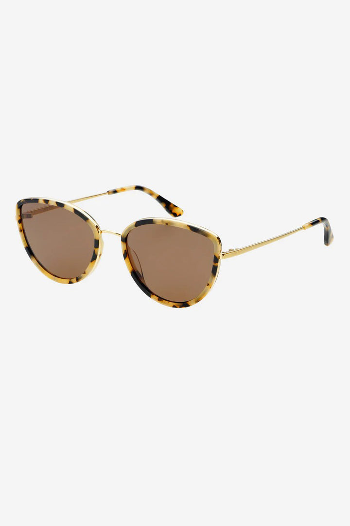 Milky Tortoise Luna Cat-Eye Sunglasses