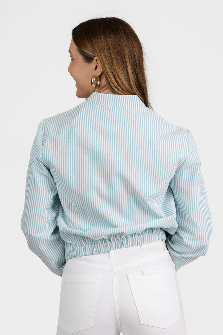 Mint Stripe Jacket