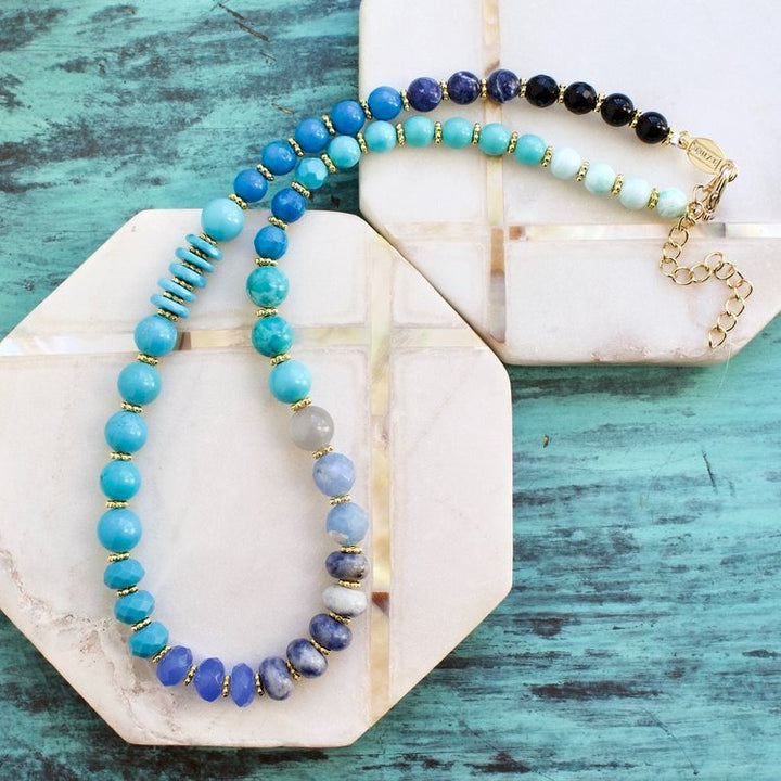 Mixed Bead Adele Necklace