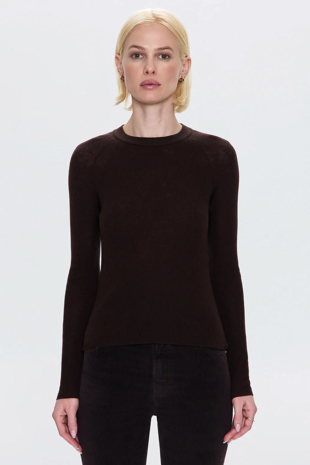 Mocha Feather Weight Juno Sweater