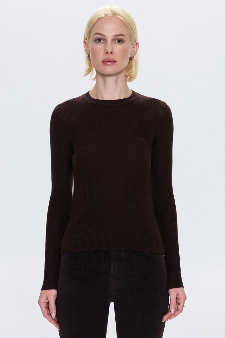 Mocha Feather Weight Juno Sweater