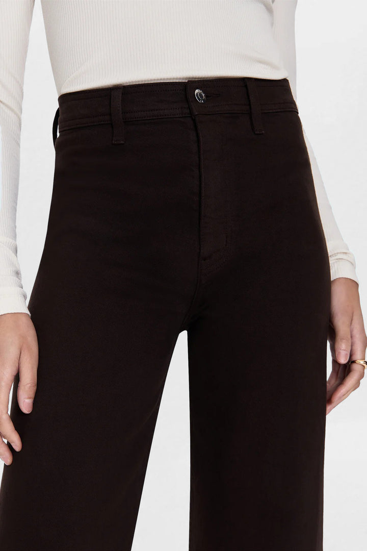 Mocha High Rise Wide Leg Penny Jean