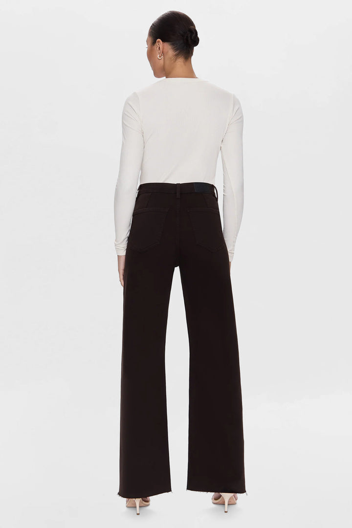 Mocha High Rise Wide Leg Penny Jean