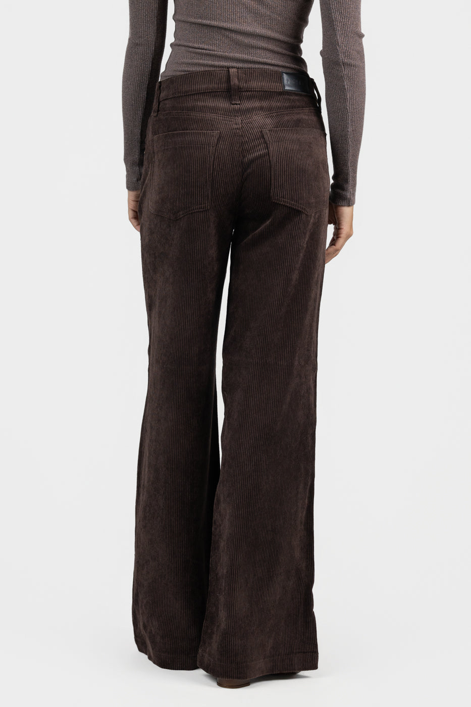 Mocha Low Slung Palazzo Jadyn Jean