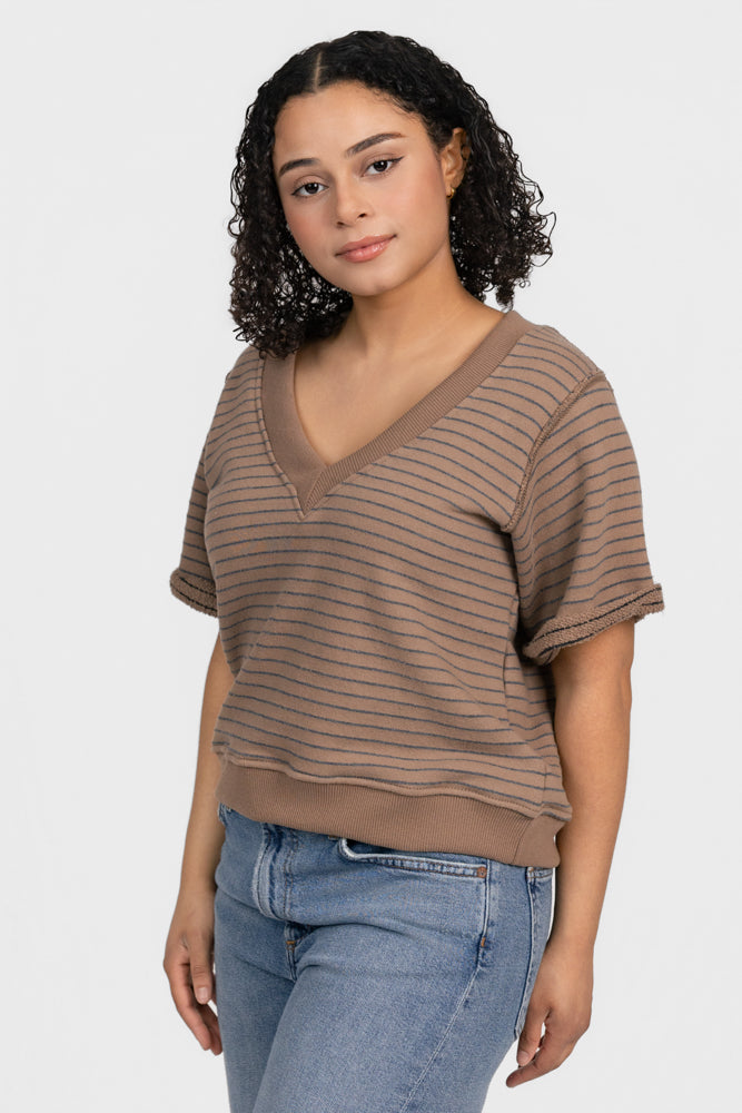 Mocha Charcoal Briggs Sweatshirt