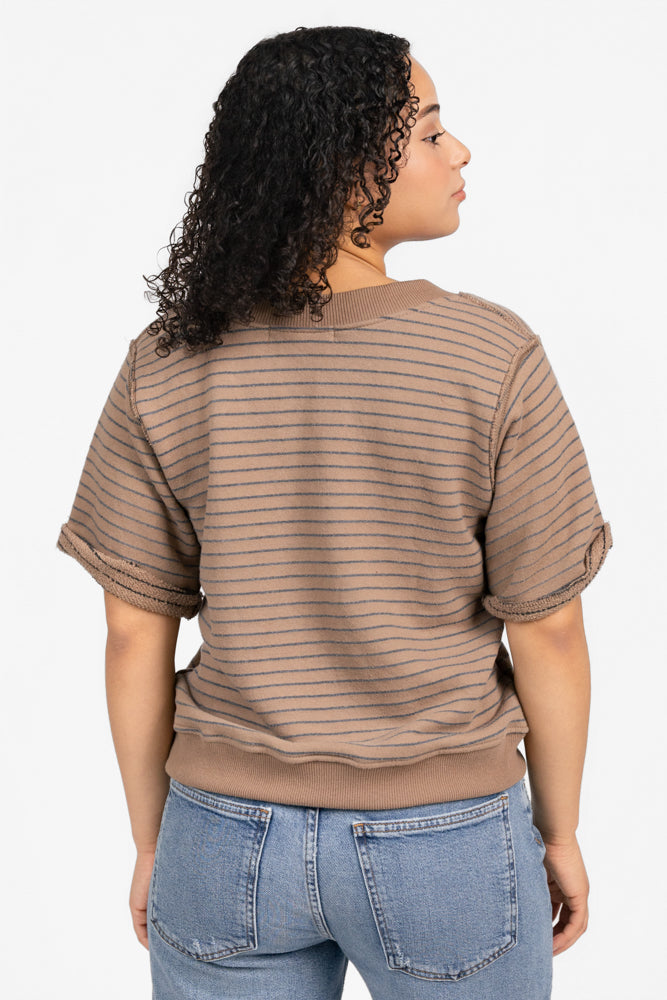 Mocha Charcoal Briggs Sweatshirt
