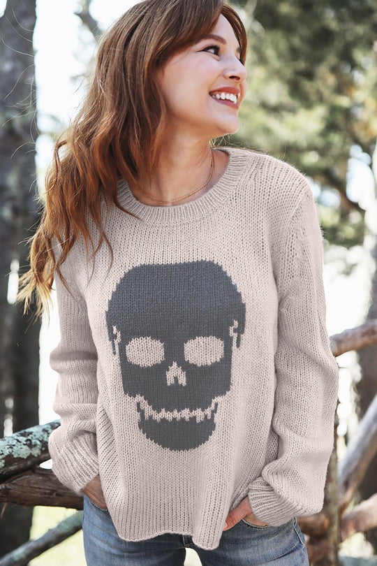 Moon Skull Sweater