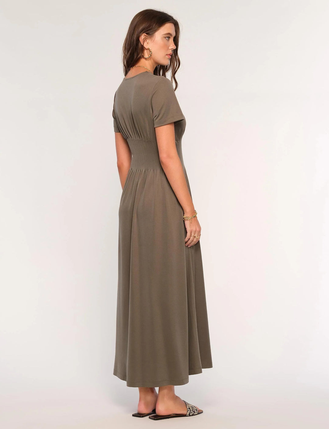 Moss Darted Waist Archie Dress