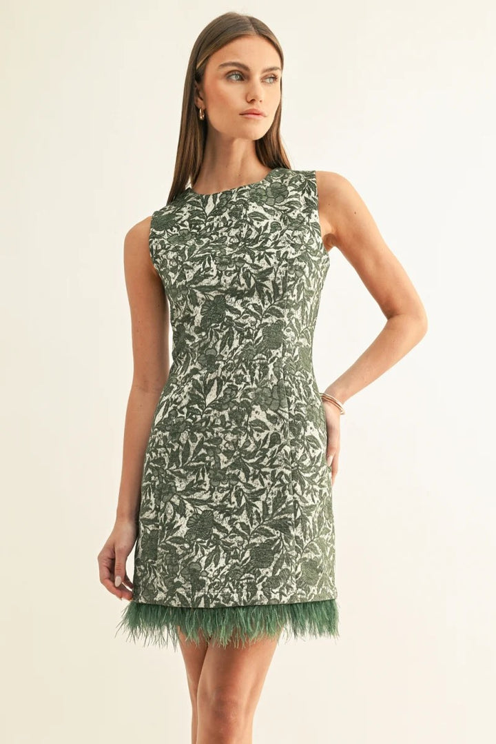 Moss Silver Dariel Mini Dress
