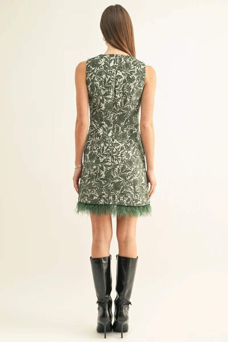 Moss Silver Dariel Mini Dress