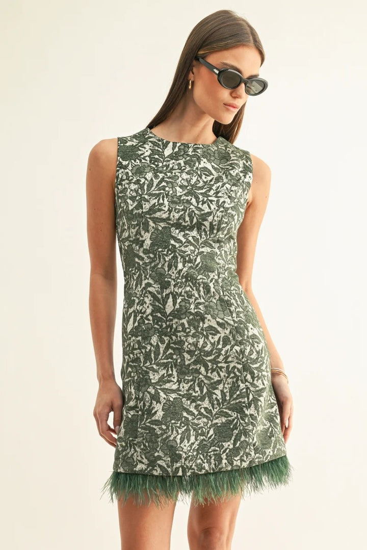 Moss Silver Dariel Mini Dress