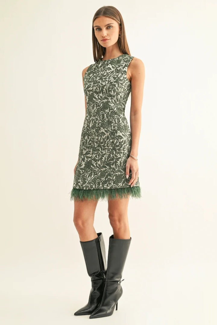 Moss Silver Dariel Mini Dress