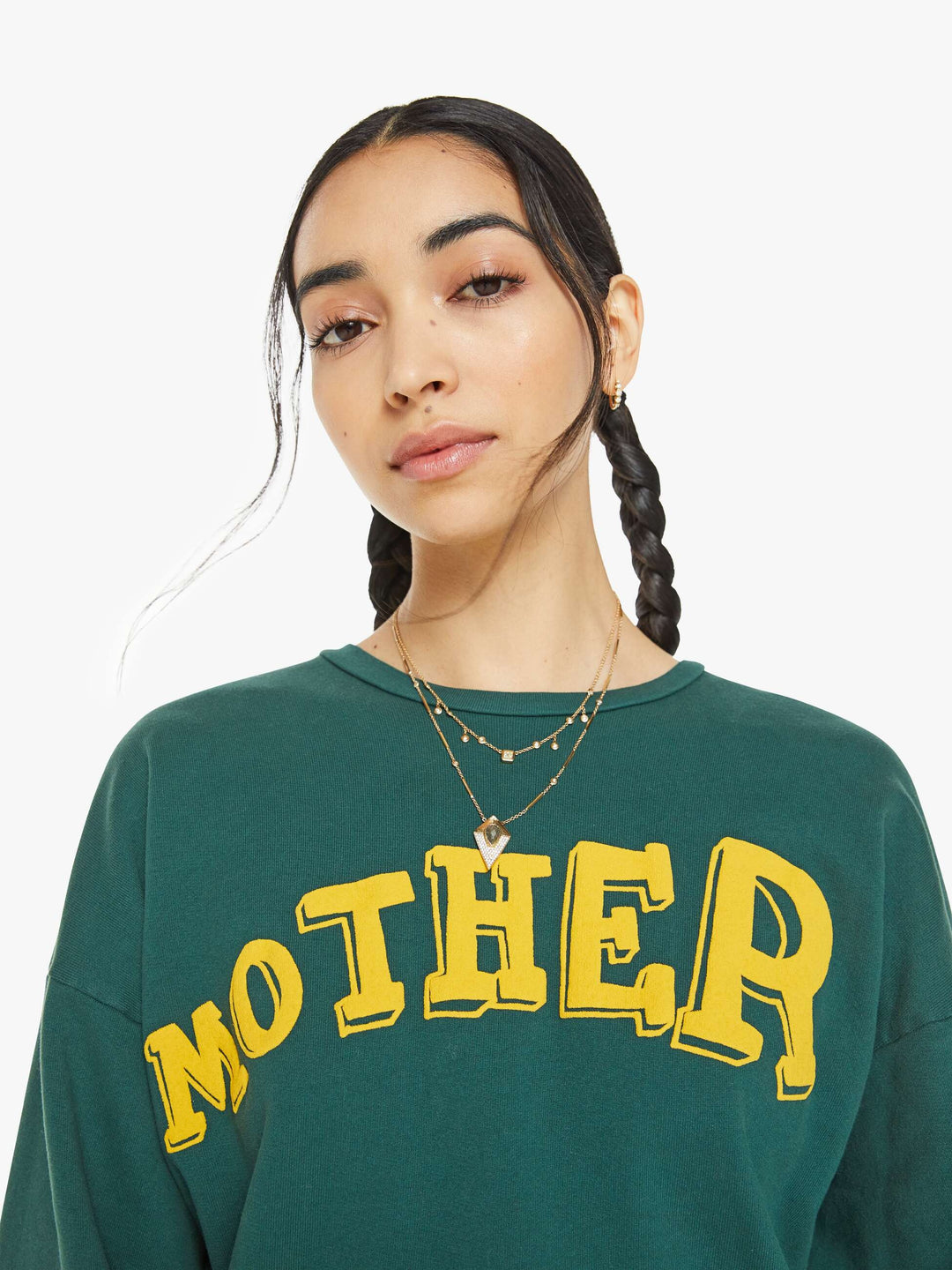 Mother Arch The Drop Square Sweatshirt