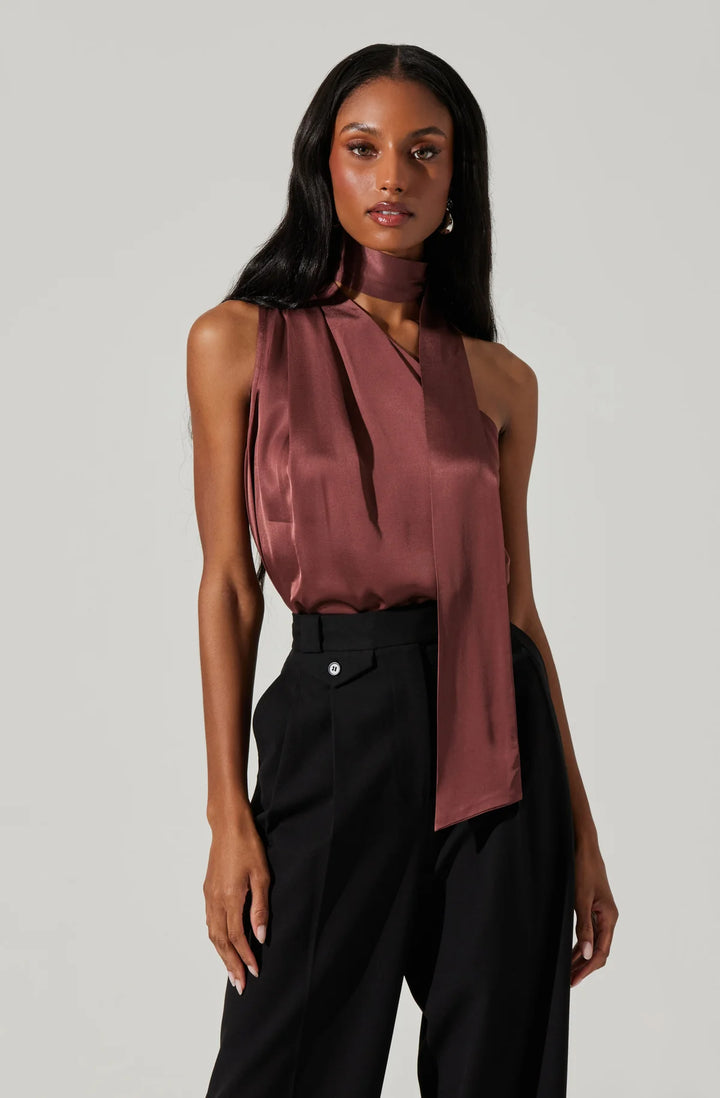 Mulberry One Shoulder Partia Top