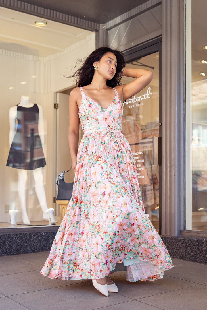 Multi Azalea Garden Kylan Dress