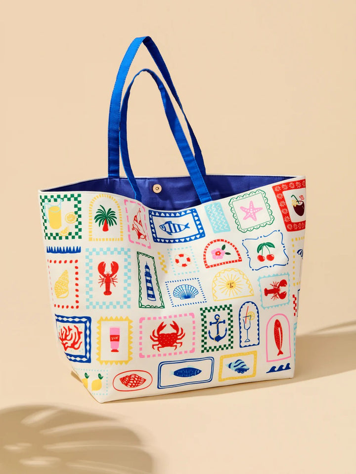 Multi Seaside Carryall Tote