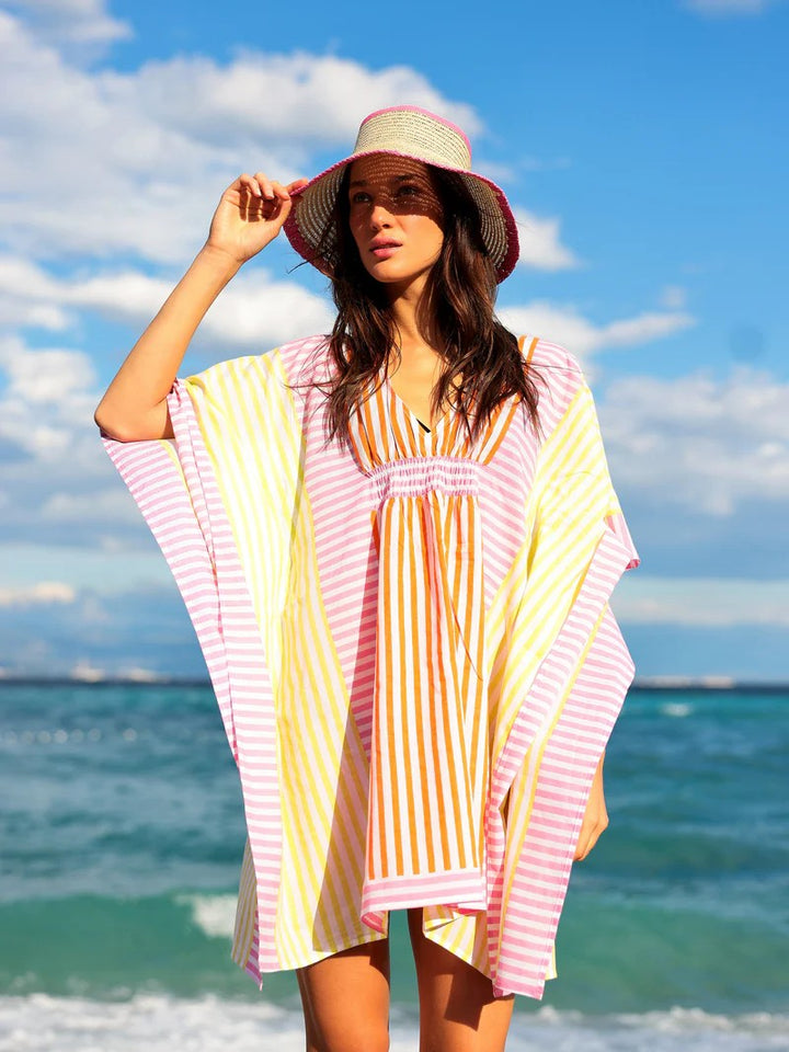Multi Stripe Kennedy Cover-Up